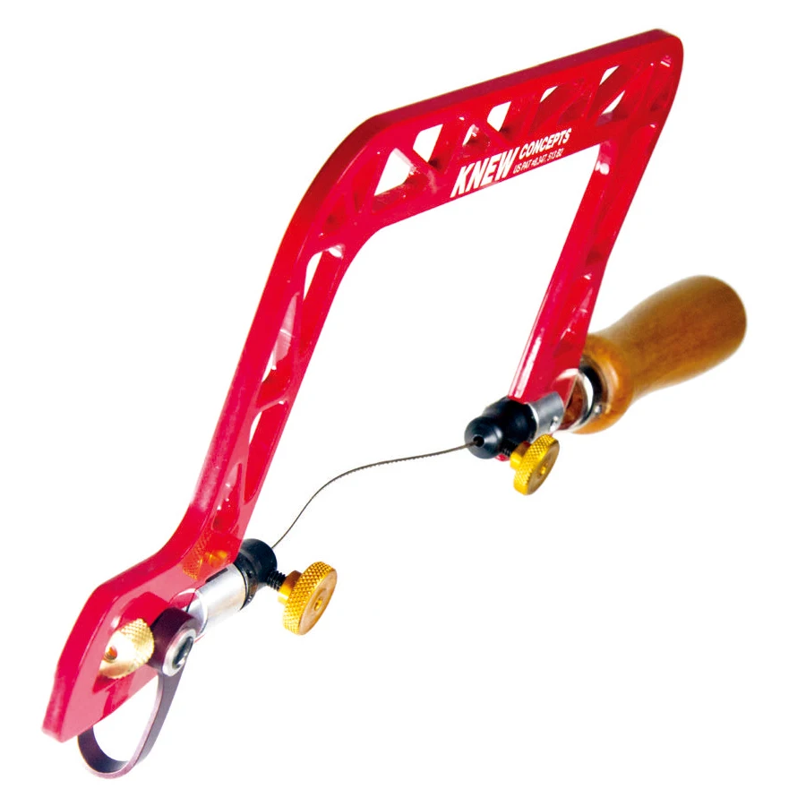 Knew Concepts Mk.IV 3'' 5'' 8'' Heavy Duty Fret Saw with Lever Tension for Jewelry Piercing & Cutting