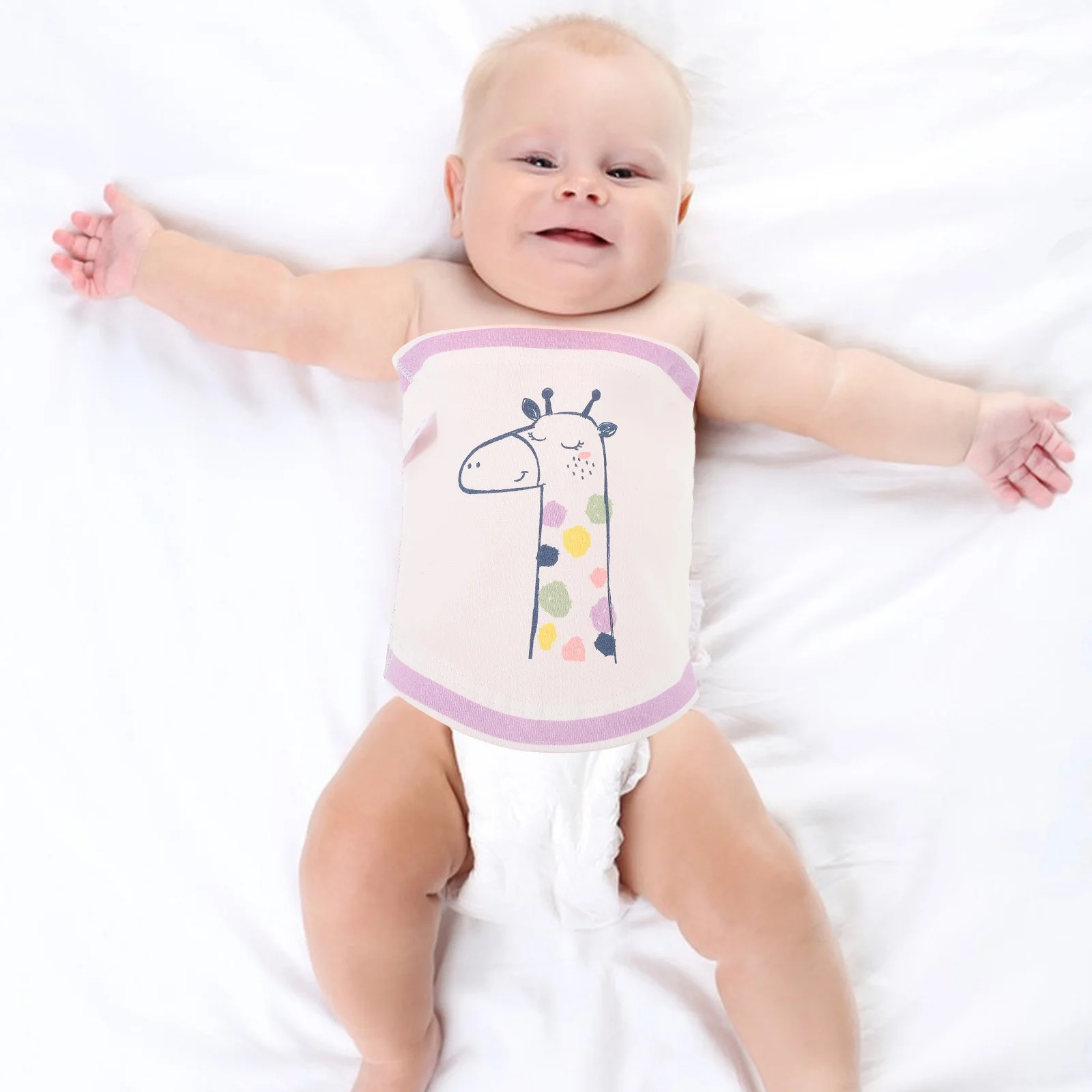 

Baby Strap Cord Cover Newborn Protective Belly Wrap Belly Button Sleeve Infant Navel Belt Cotton Breathable Abdominal Protector