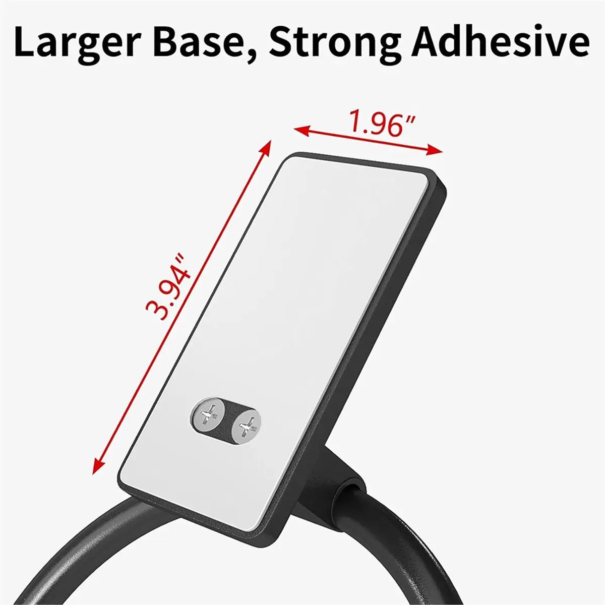 

(CNIM) Adhesive Towel Ring, Adhesive Hand Towel Holder, Self Adhesive Round Hand Towel Rings for Bathroom, Black, 2 Pack