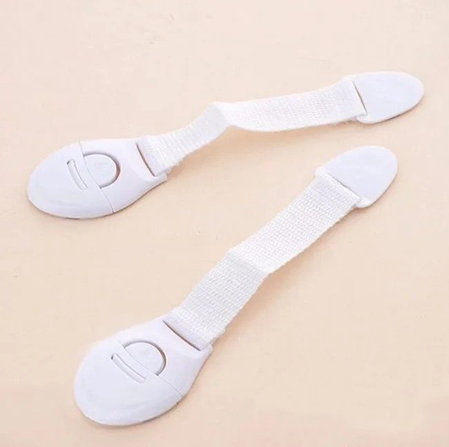 5pcs/Lot Drawer Door Cabinet Cupboard Toilet Safety Locks Baby Kids Safety Care Plastic Locks Straps Infant Baby Protection