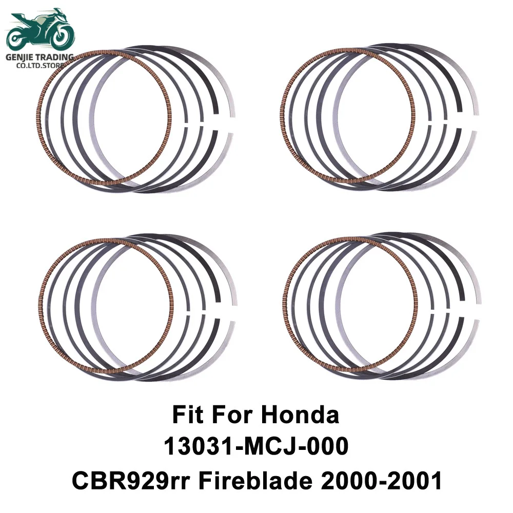 

1pc/4pc 74mm STD Motorcycle Engine Parts Piston Rings 4 Cylinder for HONDA CBR929RR FIREBLADE 2000-2001 13031-MCJ-000 CBR 929 RR