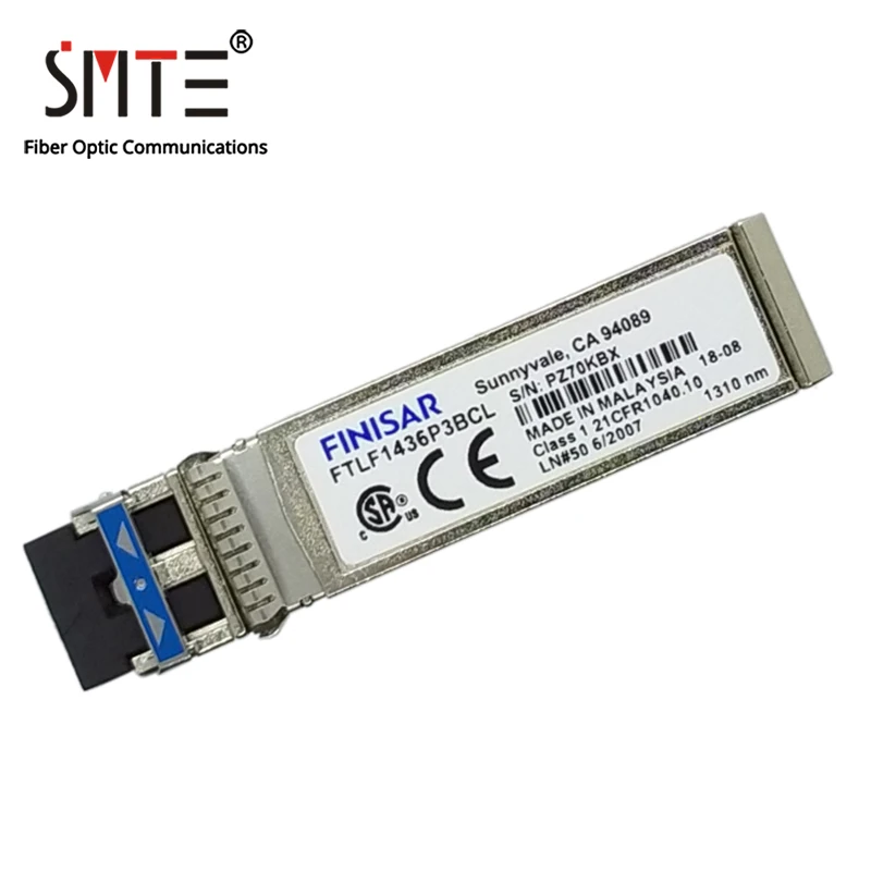 

Finisar FTLF1436P3BCL 25,78 Гбит/с 1310 нм 10 км 25G SFP28 LR 10 км одномодовый оптоволоконный модуль приемопередатчика