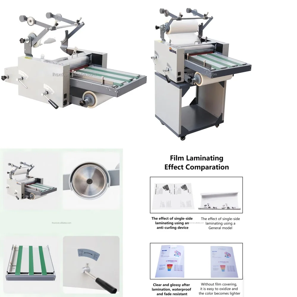 

L380 Paper Laminating Machine for A4 A3 Documents 375 mm Wide Waterproof Curling Automatic Laminator for Office School