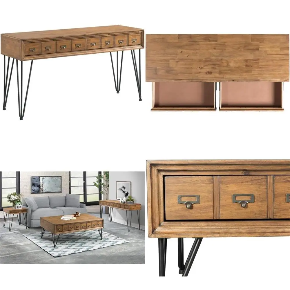 Tanner Style Sofa Table with Rustic Charm