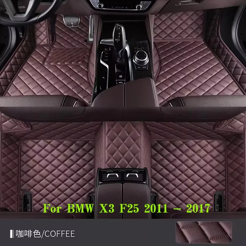 

Автомобильные коврики Flash Mat из кожи, индивидуальные коврики для ног, покрытие для пола автомобиля для BMW X3 F25 2011 2012 2013 2014 2015 2016 2017