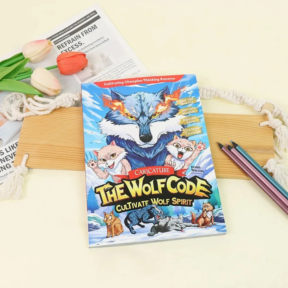 Wolf Code: Cultivating Wolf Spirit English Edition Reading on Growth Mindset and PerseveranceChildren's early education books