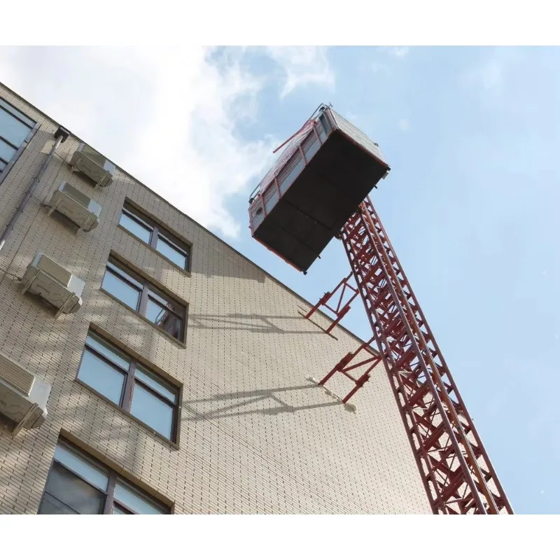 Building Hoist Construction Lifting Machine Compact Construction Elevator with CE and EAC Certificate China Manufacturer