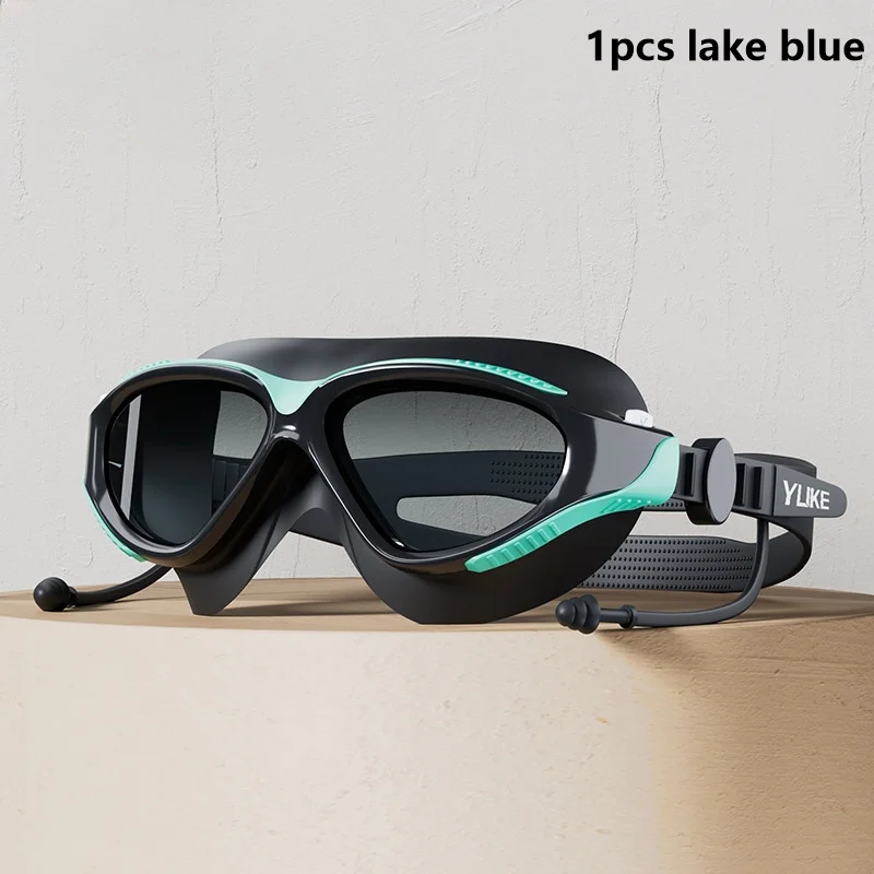Seasprint profissional adulto anti-nevoeiro lente de proteção uv homens mulheres óculos de natação à prova dwaterproof água ajustável silicone óculos de natação