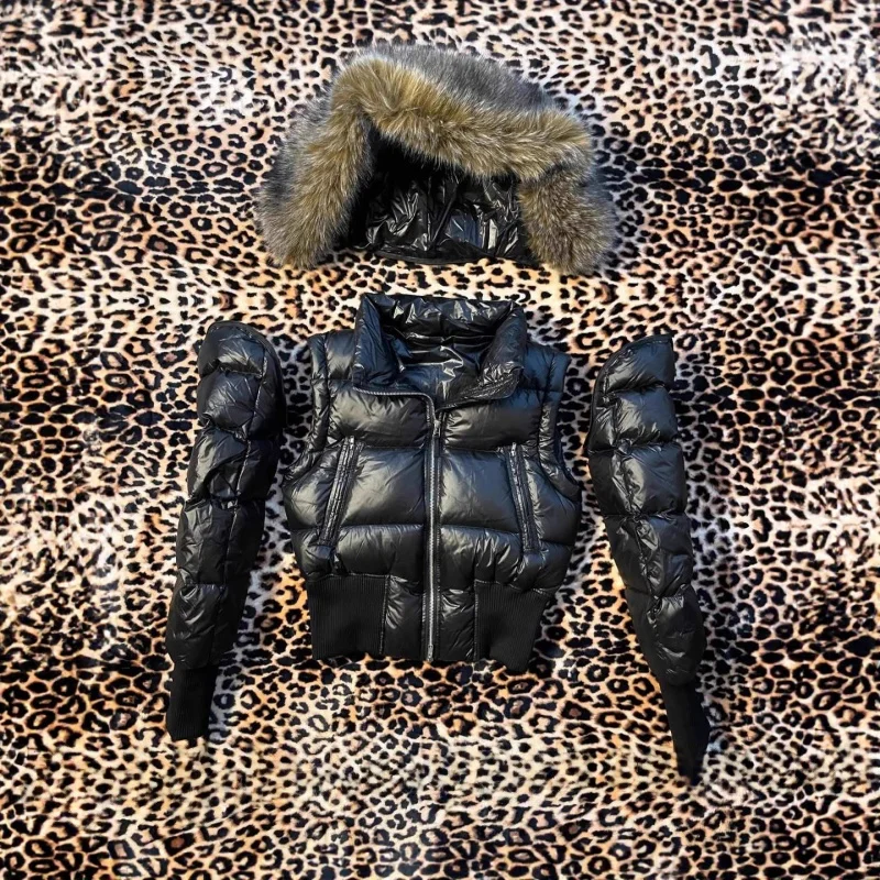 

Съемная утепленная хлопковая толстовка на молнии с высоким воротником, длинными рукавами и прямым кроем, зимнее пальто в уличном стиле, с возможностью персонализации