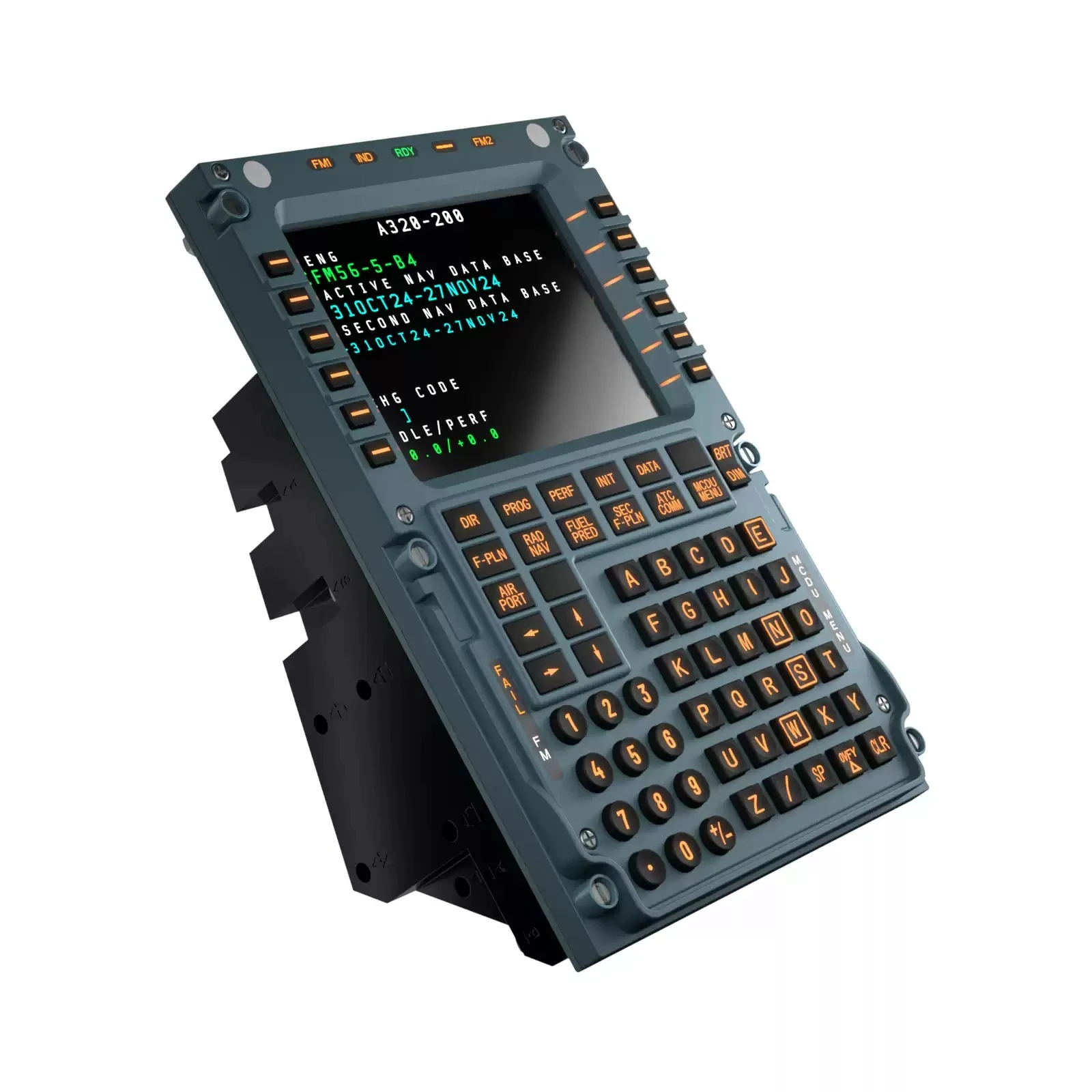 Flight Control Display Civil Aviation Control Panel A320 for X-Plane MSFS