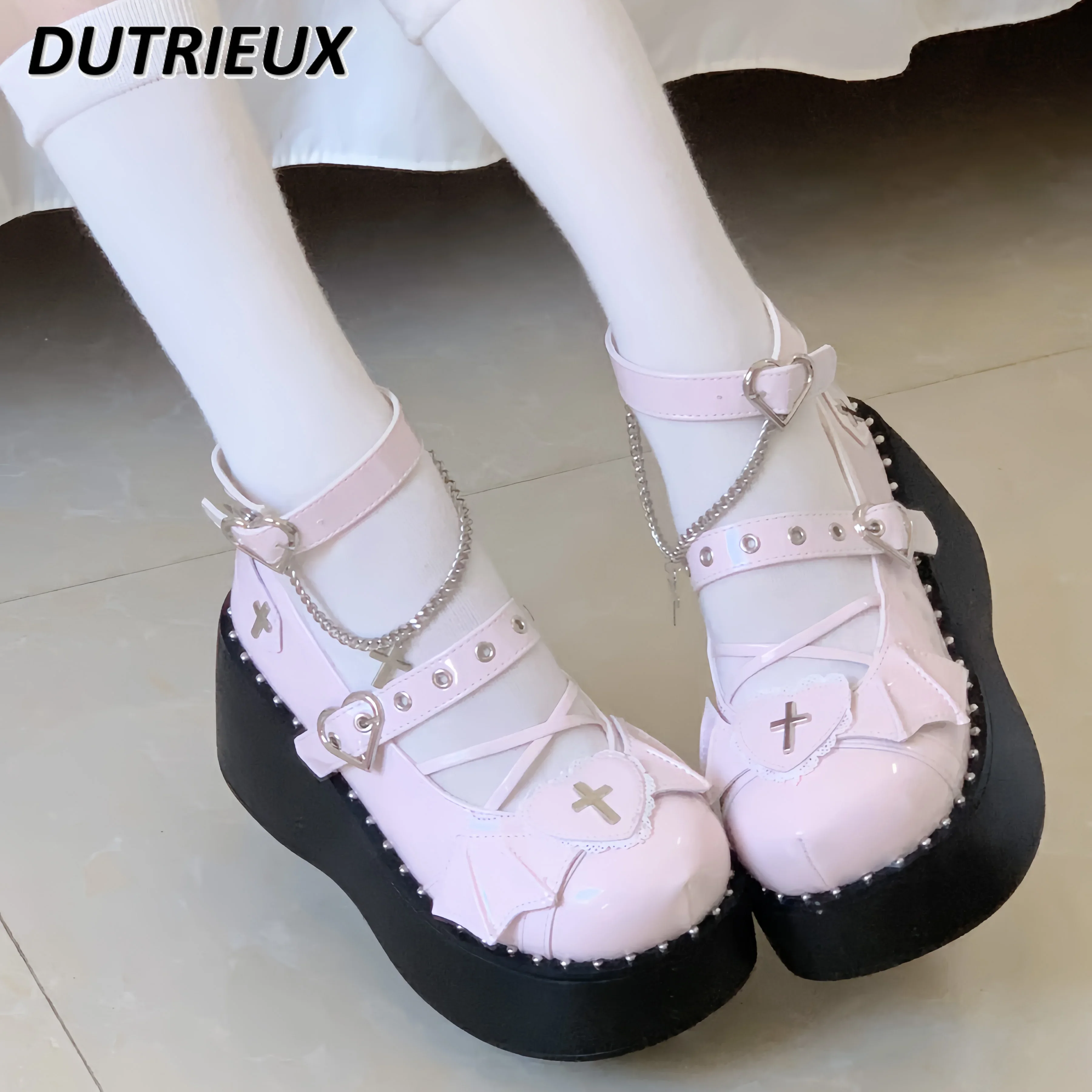 

Fsahion Casual Elegant Original Lolita Shoes for Women Y2k Subculture Punk Japanese Style High Heels Platform Ladies Pumps