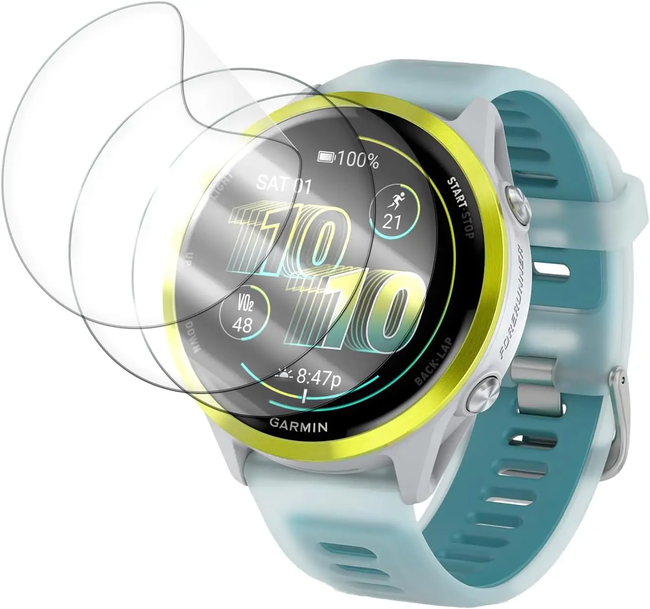 3 قطعة/الحزمة هيدروجيل طبقة رقيقة واقية ل Garmin Forerunner 970 965 570 265 265S لينة واضحة واقي للشاشة فيلم