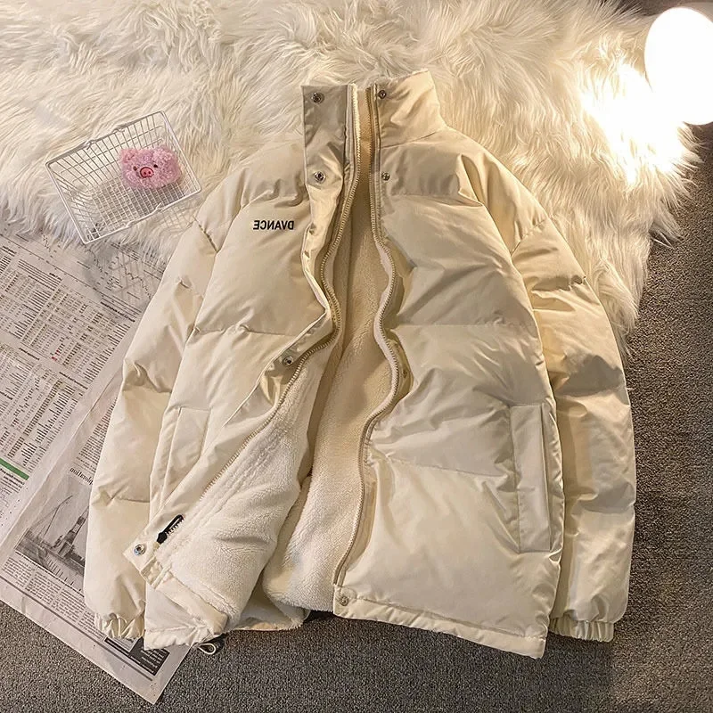 2024 New Fleece Thicken Women Winter Coat Oversize Parkas Korean Coat Warm Casual Puffer Jackets Feamle Casual Windbreaker Outwe