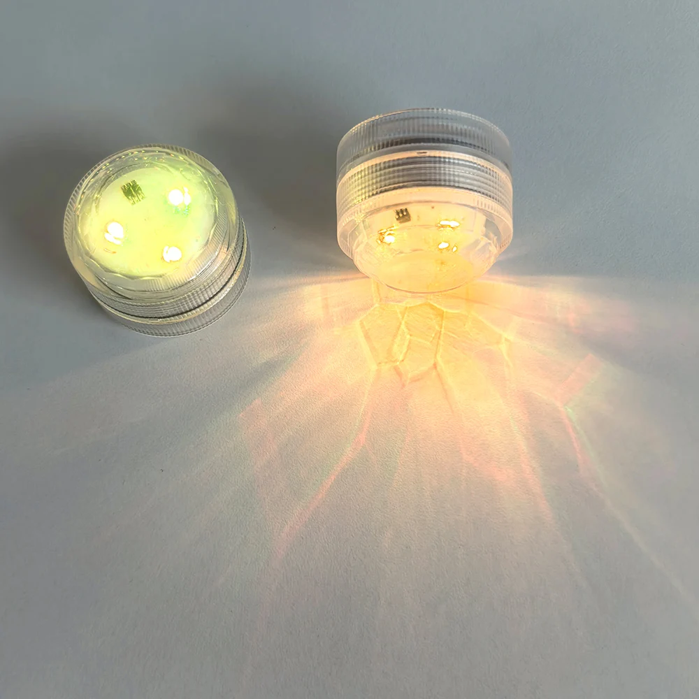 Remote Controlled Submersible Led Light Mini Tea Light Waterproof for Vase Event Home Decor