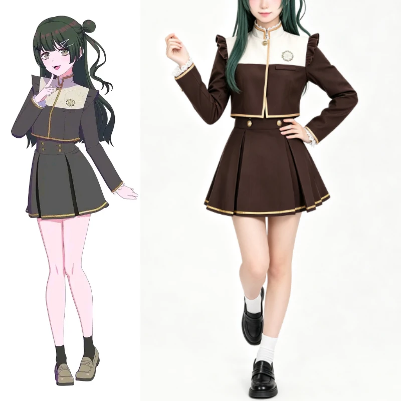 BanG Dream  Viola Cosplay Costume Clemasche Juyo Girls High School Uniform Full Set with Wig for Women Halloween Comic‑Con