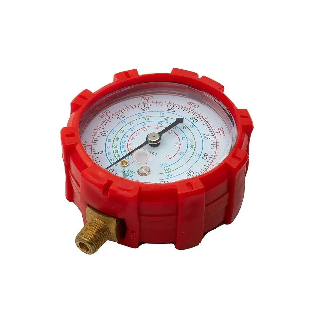 

R410A R134A R22 R404A Air Conditioner Low High Pressure Gauge Package list 1 * High pressure meter 1 * Low pressure meter