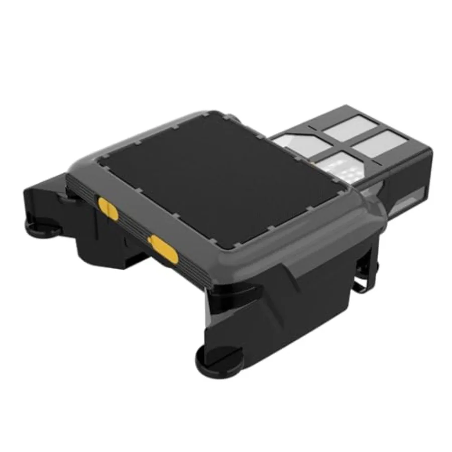 Residential pools: solar-powered robotic surface cleaner with IPX8 waterproof housing black-gray finish 25H+ runtime dual solar