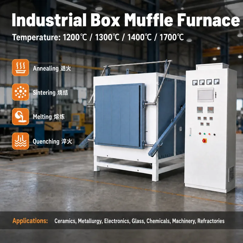 1200℃ High-Temperature Laboratory Muffle Furnace Box-Type Programmable Control Device, Used For Sintering And Annealing