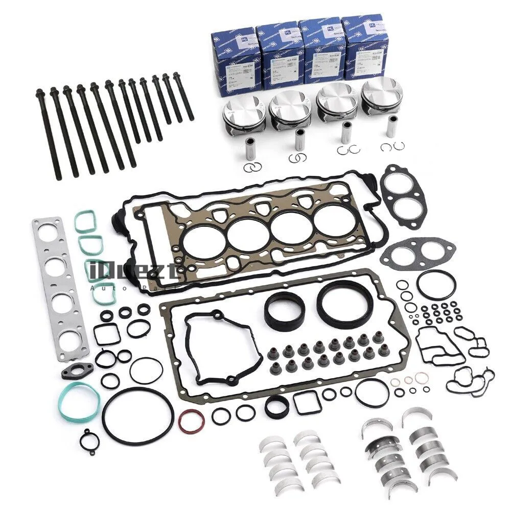 

Engine Overhaul Gaskets Pistons Kit for BMW 320i 520i Z4 E60 E90 E84 E85 N46 2.0 L4 Naturally Aspirated