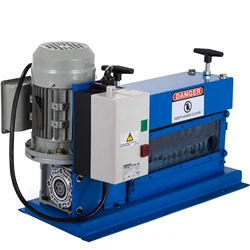 SucceBuy Portable Power Electric Wire Stripping Machine 370W 11 Channels 10 Blades Stripping Machine for Recycling Copper Wire