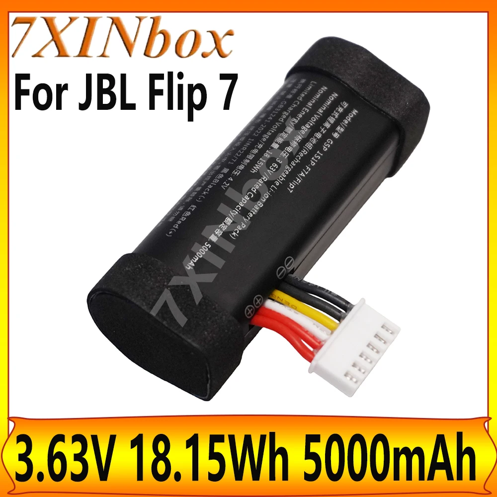 7XINbox 5000mAh OEM Replacement battery GSP 1S1P-7FA For JBL Flip 7 Kaleidoscope 7 Wireless Bluetooth speaker Brand new