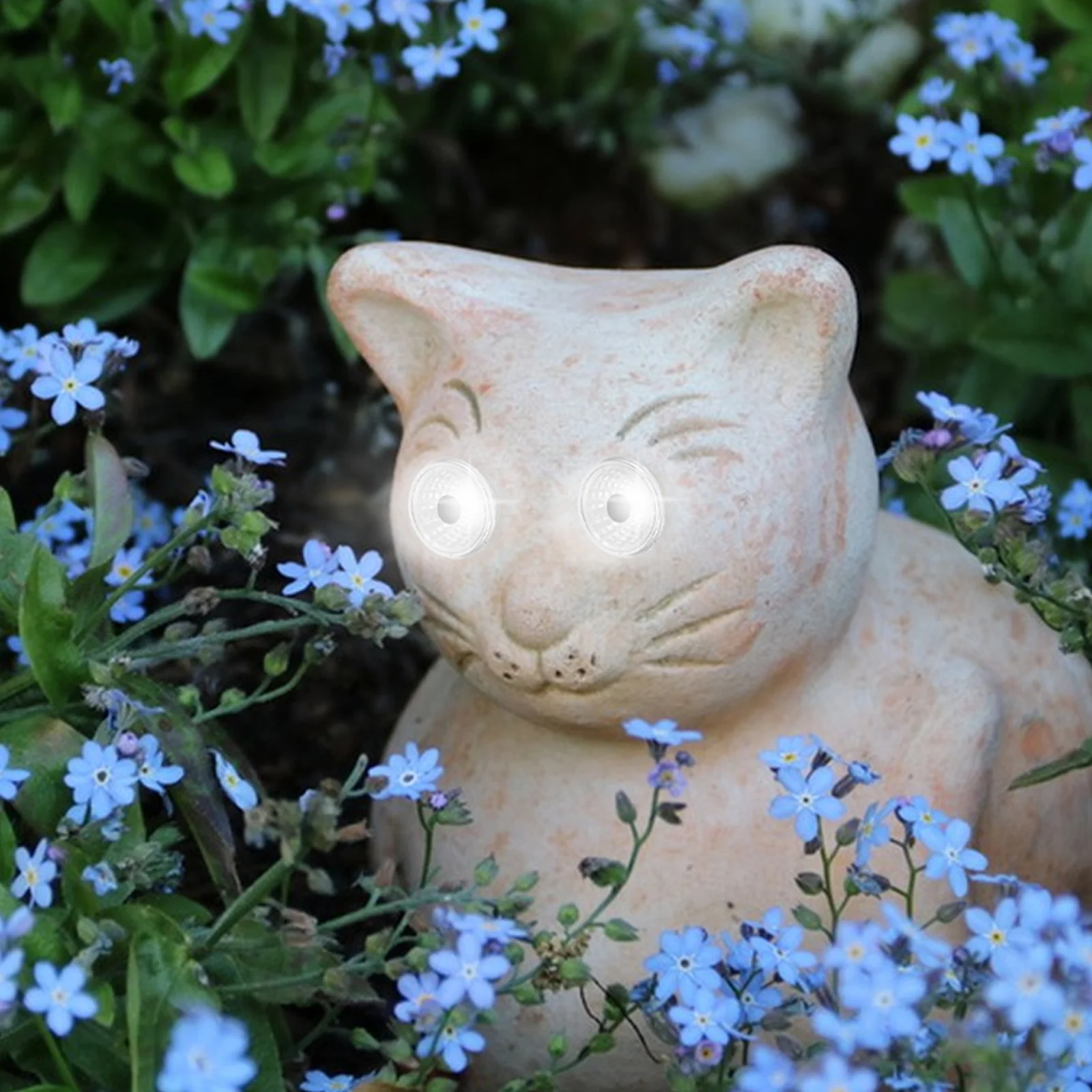 

100 Pcs Spotlight Cup Garden Solar Ornaments Diy Repair Lamp Shade for Statue Decorative Small Cover