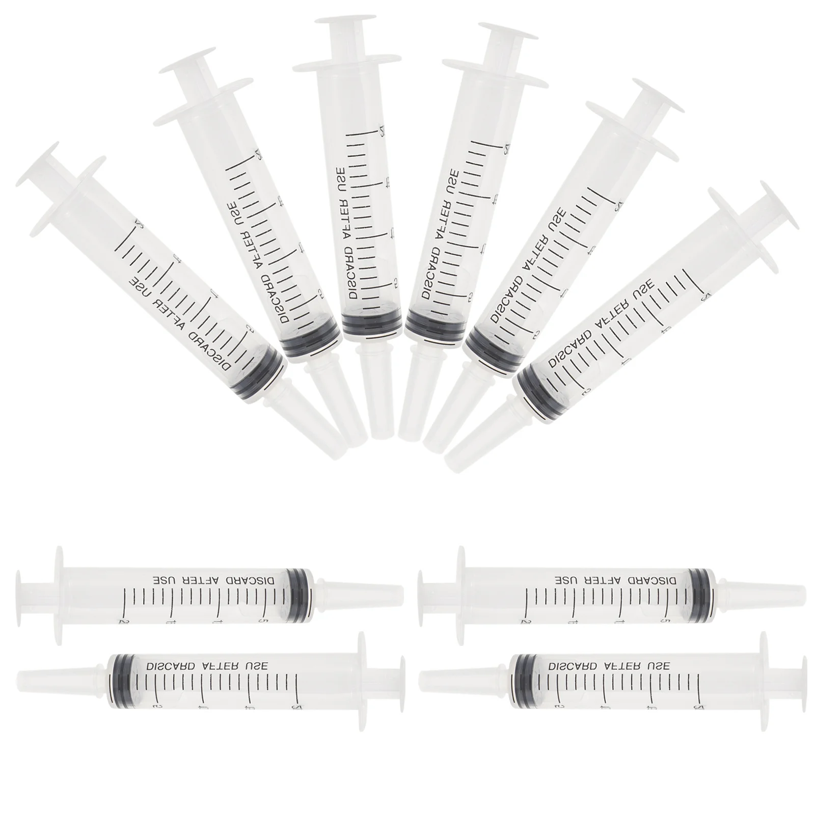 

10pcs Plastic Liquid Injector Scaled Precision Tool For Diy Glue Essential Oil Perfume Dispensing Home Laboratory Pet Feeding