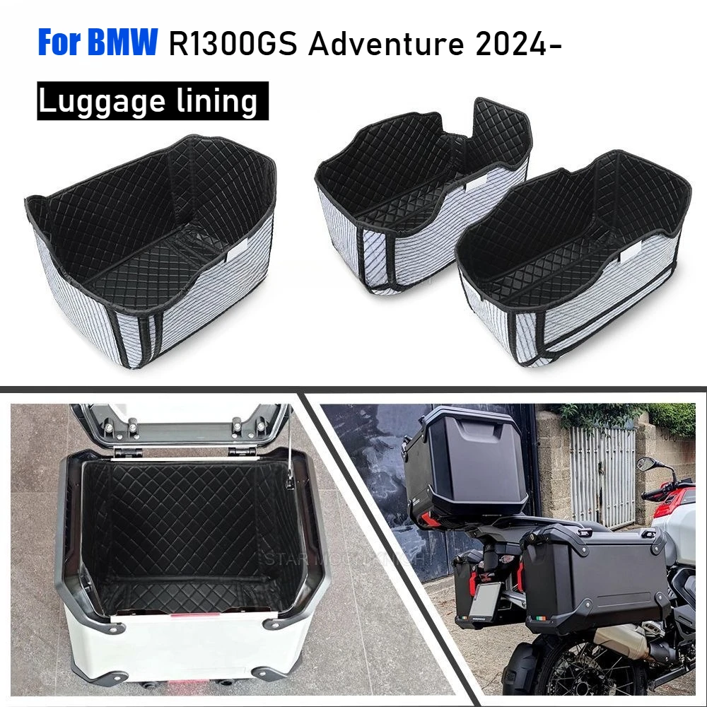 

For BMW R1300GS Adventure R 1300 GS ADV 2024- Rear Luggage Box Tail Box Inner Pad Tail Case Trunk Side Box Lining PU leather