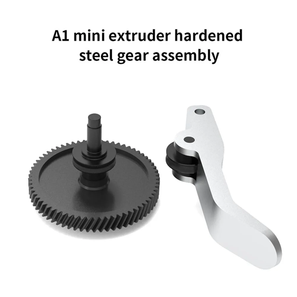 1pc Nano-coated Hardened Steel Extruder Gear Kit for Bambu Lab A1 Mini 3D Printer Replacement Accessories