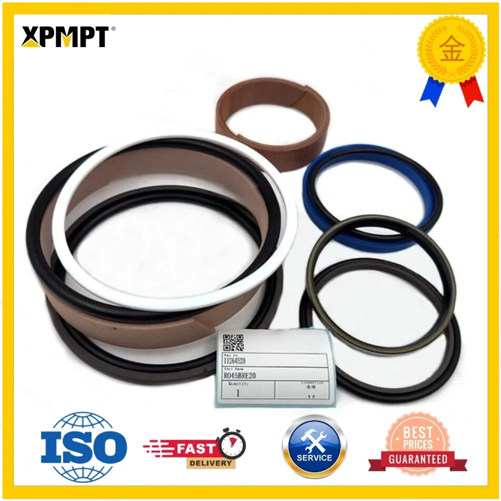 Compatible with VOLVO VOE17264520 L150G L150H Lifting Cylinder Seal Kit 17264520 11264520