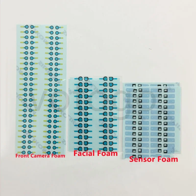 100Pcs Front Camera Sensor Ring Face Recognition Stickers Sponge Foam Adhesive For iPhone 11 Pro Max X XS Xsm Glue Slice Pads