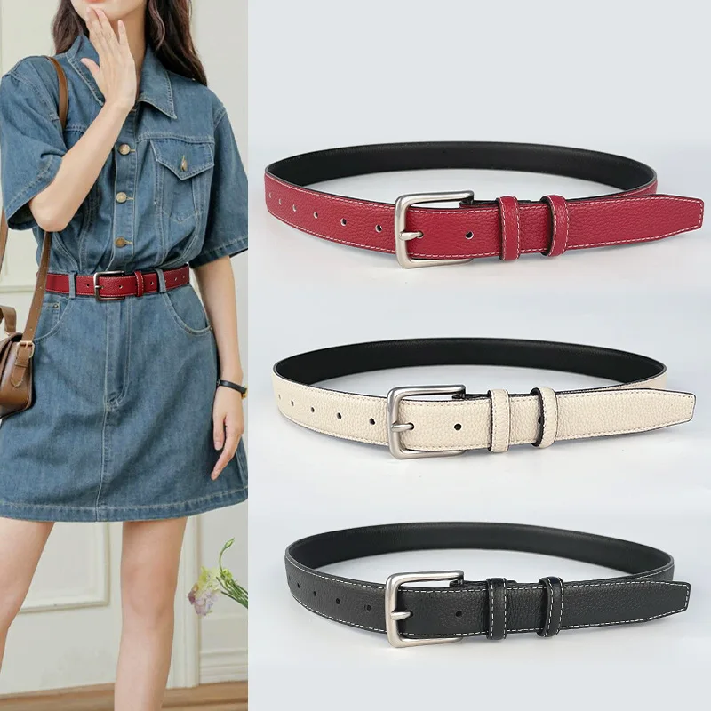 

Luxury Designer Women Belt Cowhide Genuine Leather Waistband Advanced Sense Girdle Jeans Pants Dress Decorative Belts New