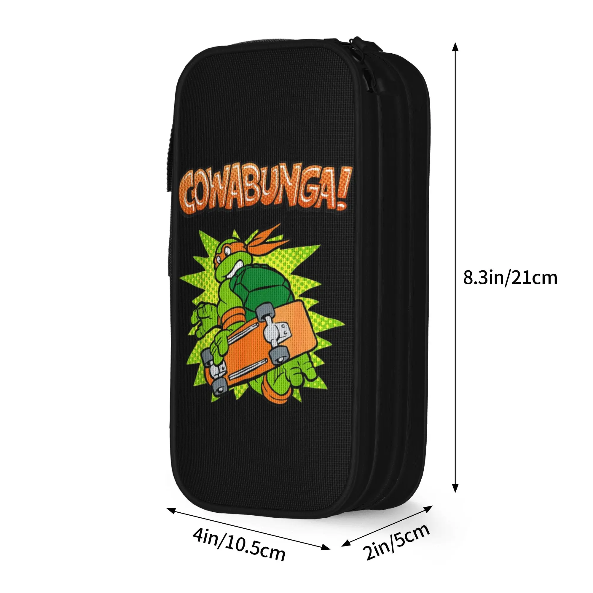 Fashion Cool TMNT T-Turtles  Pencil Cases Pencil Box Pen for Girls Boys Big Capacity Bag School Supplies Gift Stationery