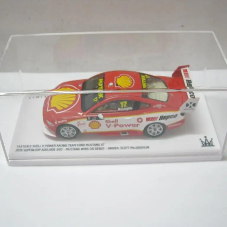 

Short of Paper Boxes Diecast 1:43 Scale AUTHENTIC Ford Mustang GT#17 2019 Scott McLaughlin Adelaide Alloy Car Model Collectible