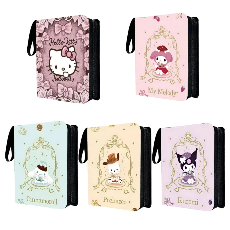 Sanrio Zipper Card Binder Album, 400/900 Pockets, 4/9 Card Slots Double Pocket Trading Card Folder for Collection