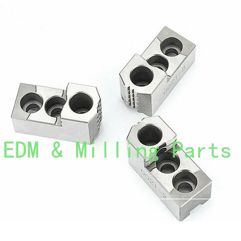 

1Set " 3PCS " HARD JAWS 6" Diameter Chucks For B-206 Type 1.5mm x 60 CNC Lathe Chuck Hardened Power Chucks