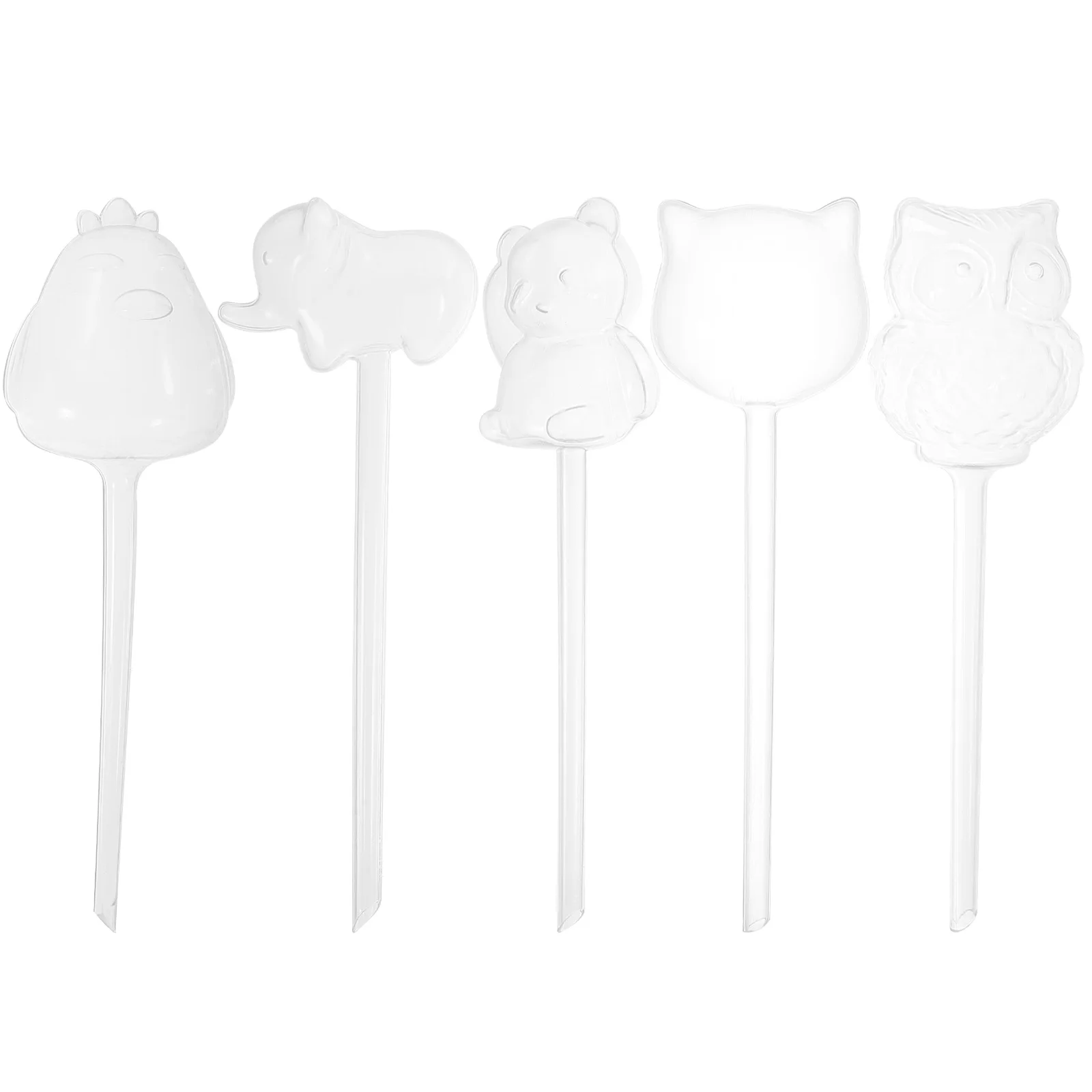 

5pcs Automatic Flower Watering Device Self Watering Bulbs For Indoor Plants Gardening Tool Plant Waterer Spike Glass Globes