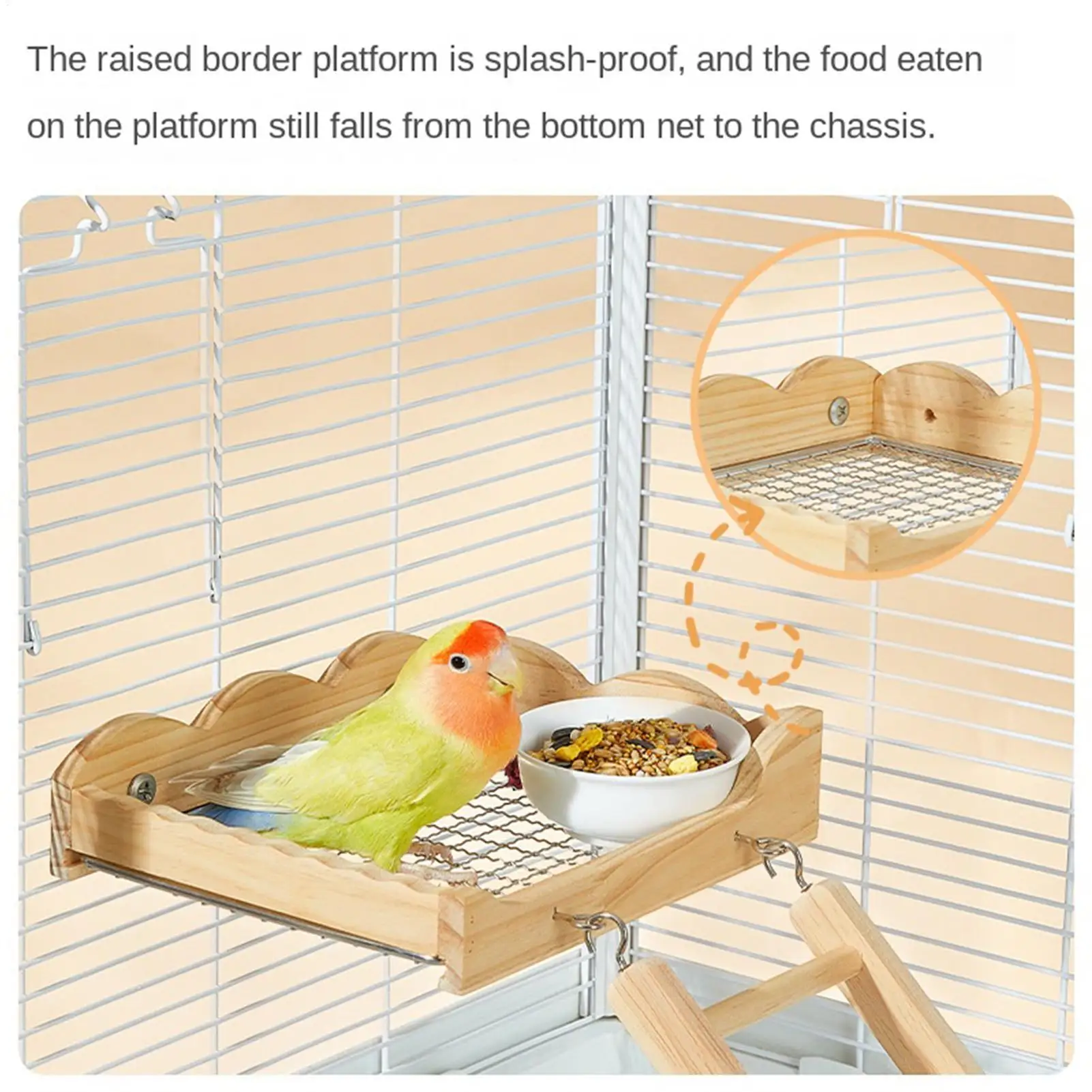 

Деревянная лестница-игрушка для птиц: жердочка для вольерных птиц, игрушки для попугаев, конуров, корелл, гербилов, шиншилл, хомяков, неразлучников, финков