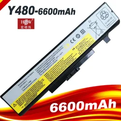 6600mAh Laptop Battery For Lenovo IdeaPad G480 G400 G485 Y480 G410 G500 G510 G580 Y480 Y580 G405 G490 Z580 Z480 Z380 L11L6Y01