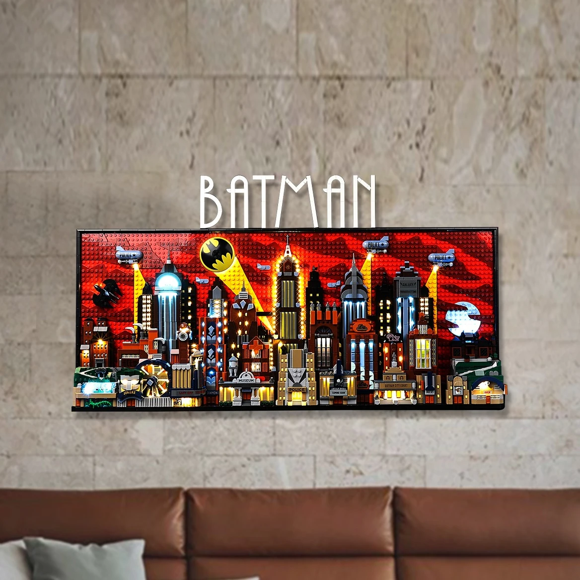 

LED Lighting Set Suitable for LEGO Batman: The Animated Series Gotham City 76271 Lighting Gift (Excluding Building Blocks)