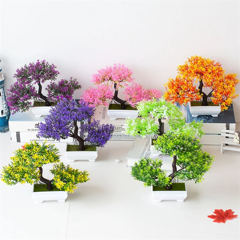 1Pc 1:12 Dollhouse Miniature Simulation Potted Green Plants Flower Toy Dollhouse Home Garden Decoration Accessories