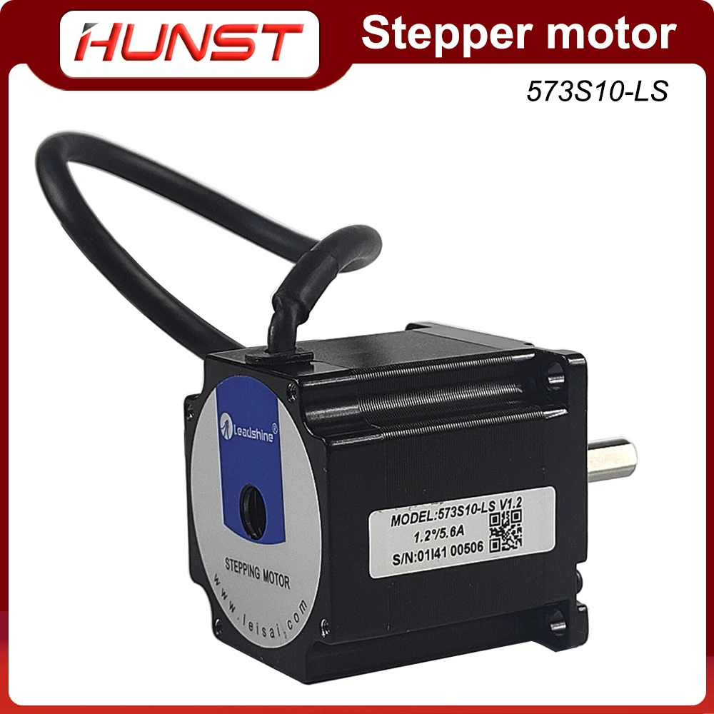 HUNST Leadshine Stepper Motor 573S20-LS 5.8A 573S10-LS 5.6A 3 Phase Stepping Motor for CNC Laser Engraving and Cutting Machine