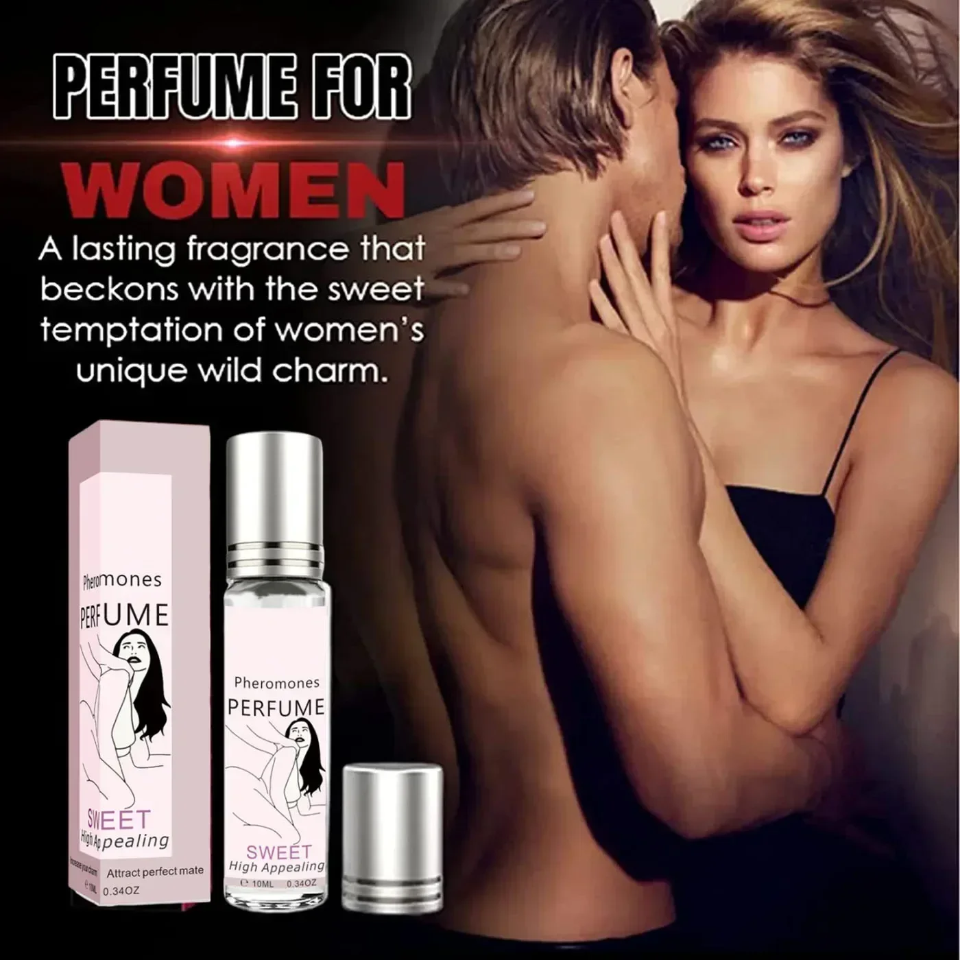 Pheromon minyak parfum pria untuk menarik wanita mitra intim tahan lama merangsang minyak parfum tubuh genit