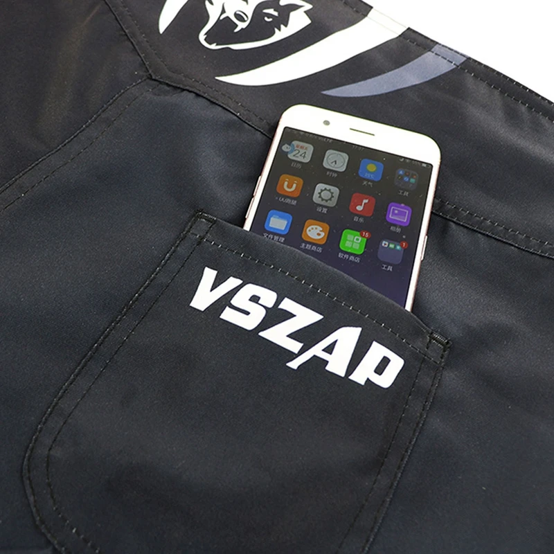 VSZAP MMA Kampfshorts für Herren Langlebige Trainingsshorts Grappling Boxen Kickboxen BJJ No Gi Sparring Workout Kampfshorts – Detail 28
