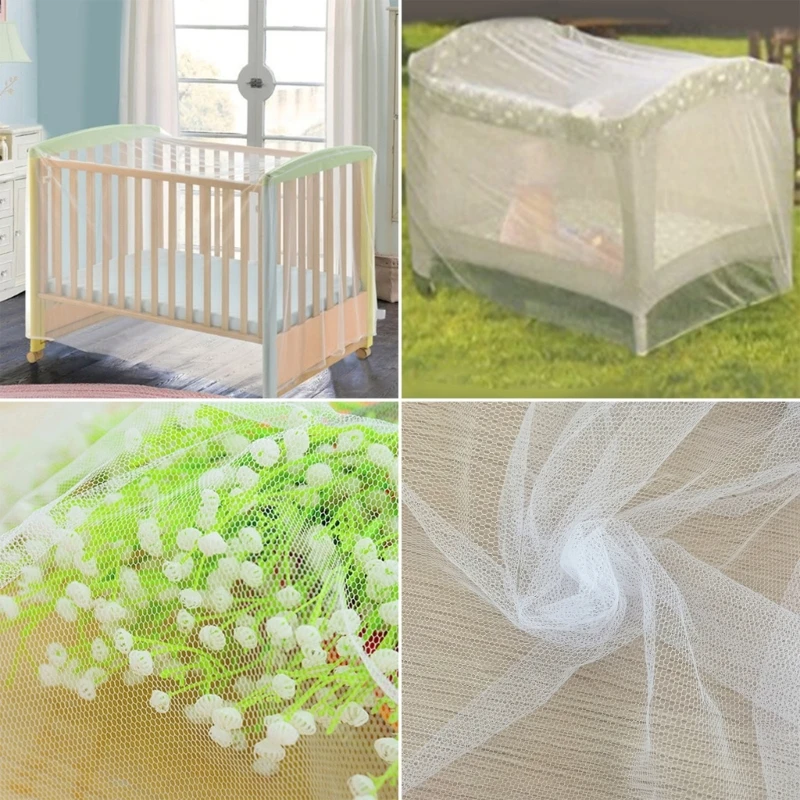 Baby Crib Flies Net for Infant Cot Mosquitoes Net Beauty Room Nursery Decorations Breathable Fashion Home Crib Curtain