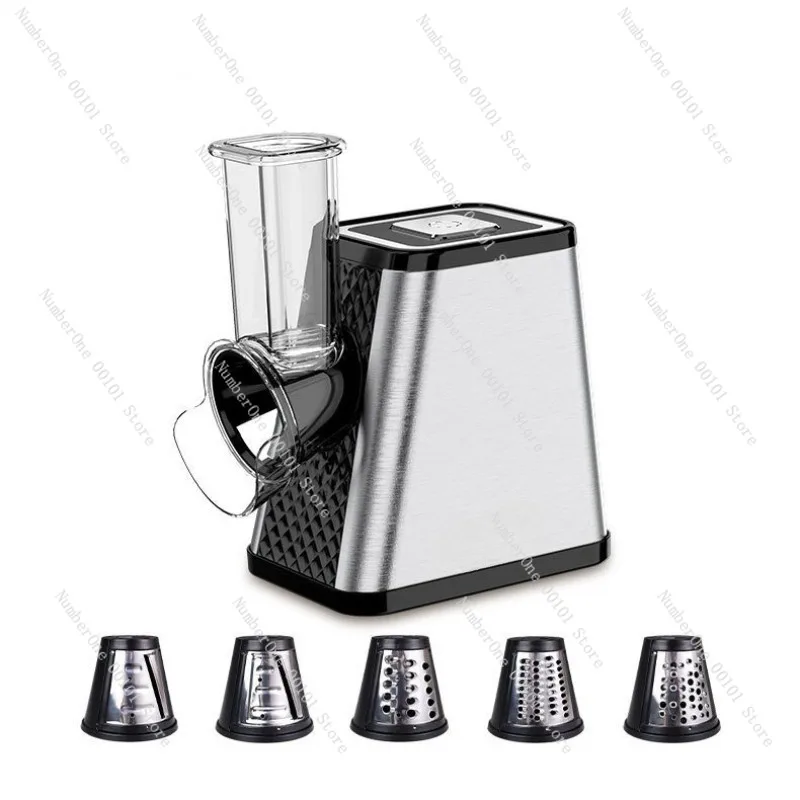 Electric Vegetable Cutter Multifunction Slicer Grinder Chopper 5 In 1 Food Processor Kitchen Cutting Machine Household Tool