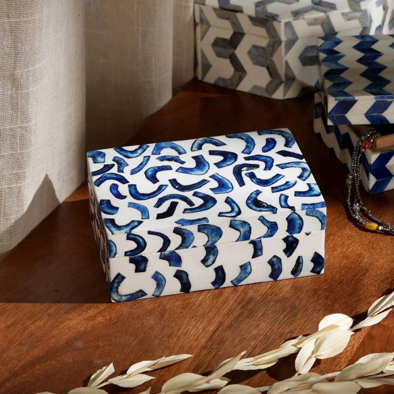 

Подарочная коробка Doodle Dash Bone и МДФ — стильное и уникальное решение для хранения — 6X4X2,5 дюйма