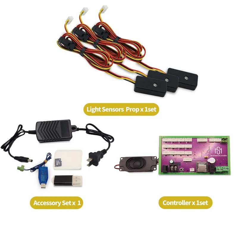 Mysterious Studio Secret Room Escape Game Mechanism Props Electronic puzzle superb 1987 GY   Laser Harp Prop