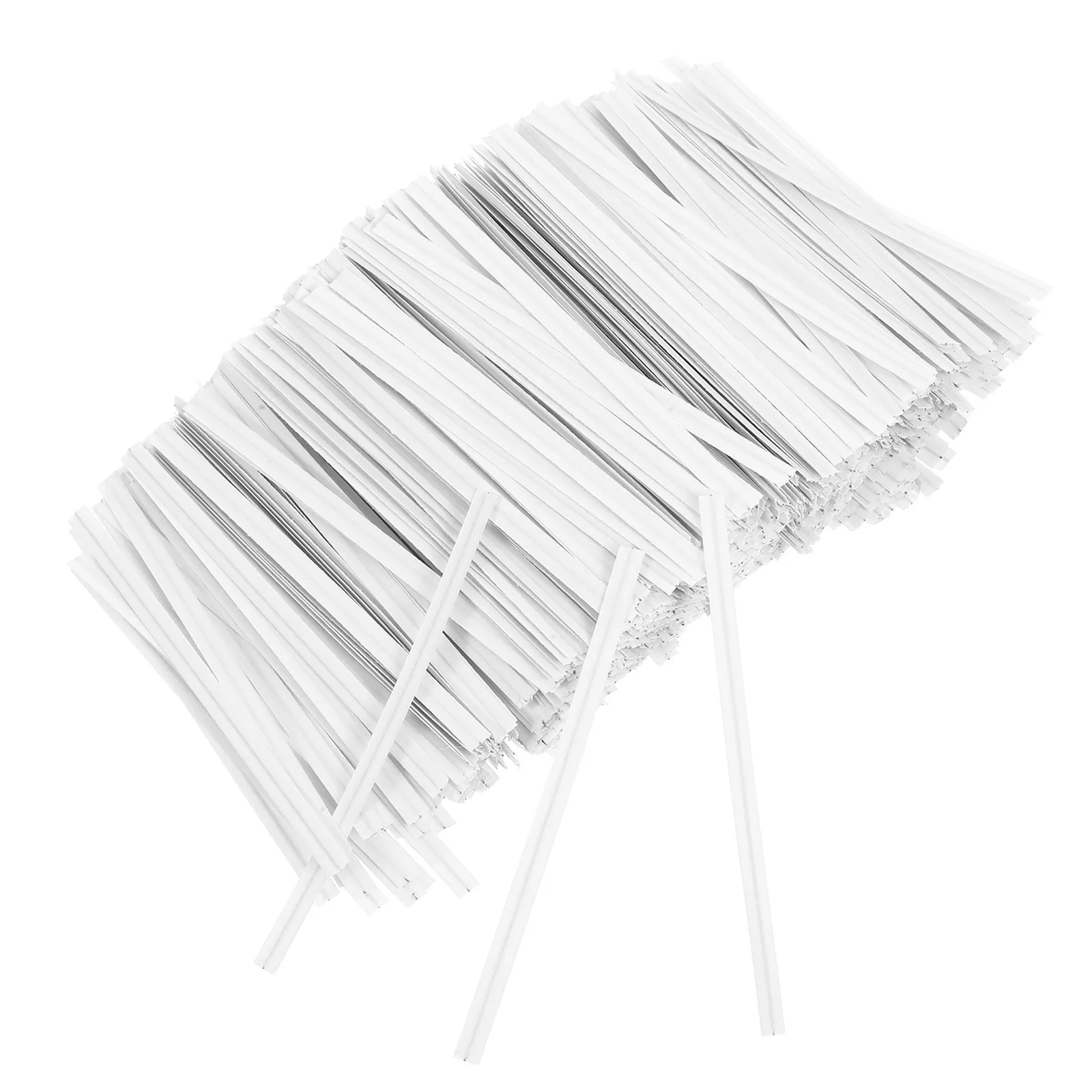 1000 Unidades de Lazos de Papel Kraft para Atar Dulces, Pan y Bolsas de Regalo, Accesorios para Fiestas y Festivales