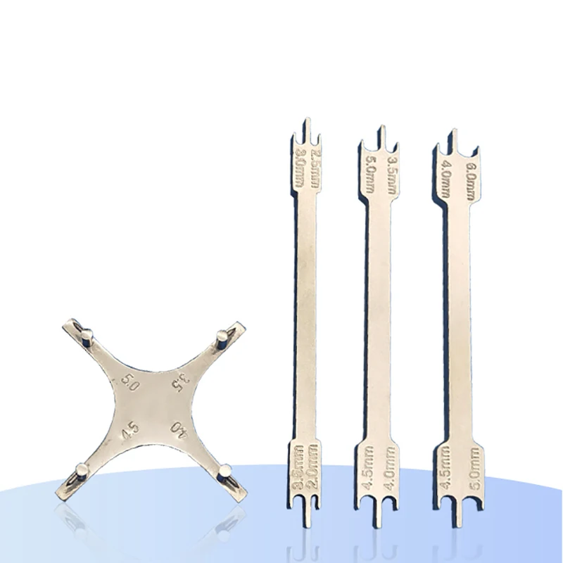 Ortodôntica Altura Medição Régua Ferramenta, Rod Tipo, Estrela Cruz Bracket, posicionador, liga telescópica Ligantes